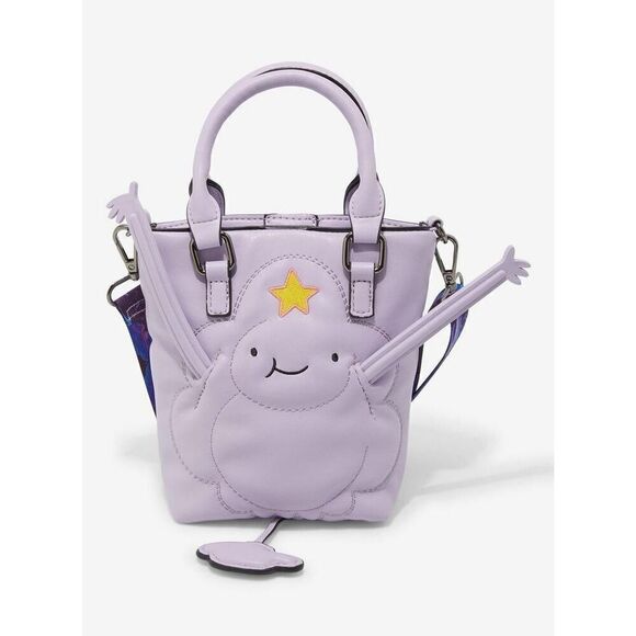 Adventure Time Lumpy Space Princess Mini Tote Crossbody Bag - Picture 3 of 5